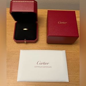 Cartier Love Ring 49 18K AUTHENTIC with Certificate